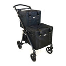 Black VOOMcart folding shopping trolley 