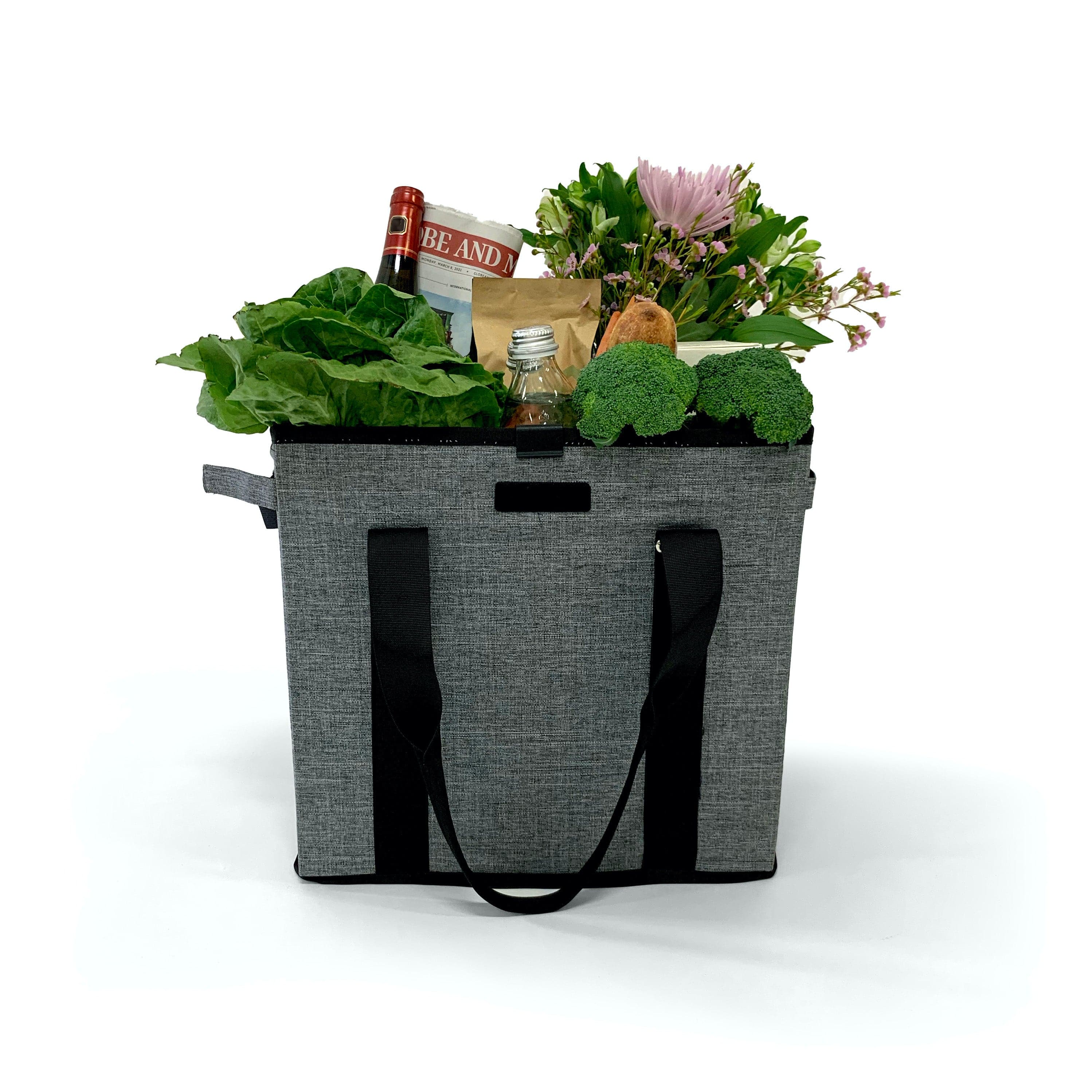 Removable VOOMcart bin holds up to 33 lbs