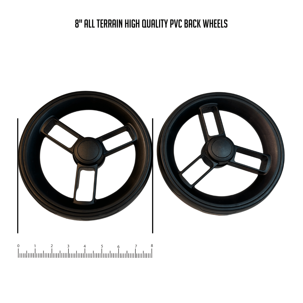 VOOMcart Back Wheels - Set of Two 8"